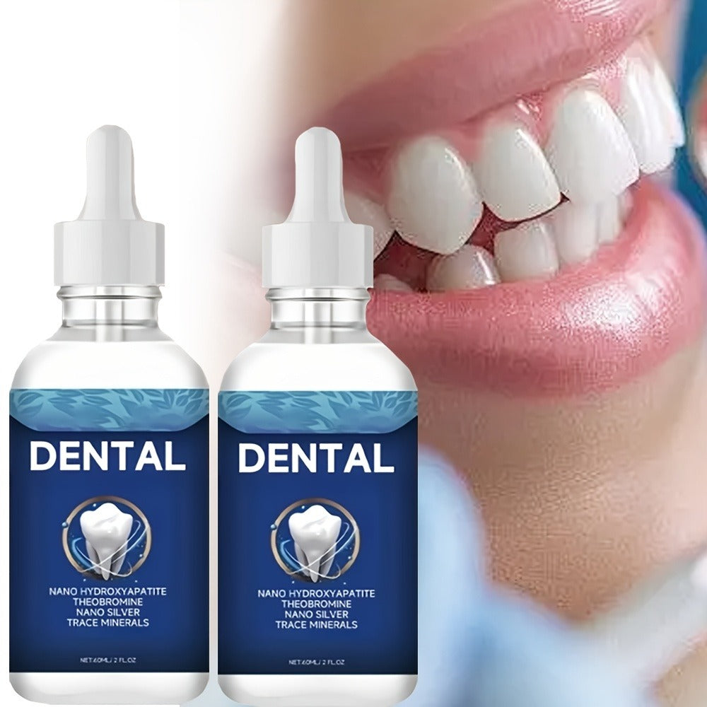 Oral Care Drops with Hydroxyapatite, True Tooth Care Solution for Cavity Protection, Enamel Strengthening & Sensitive Teeth