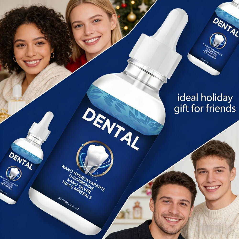 Oral Care Drops with Hydroxyapatite, True Tooth Care Solution for Cavity Protection, Enamel Strengthening & Sensitive Teeth