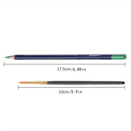 Water Soluble Colored Pencils 12 Colors Set with the Listed Color, Size or Set Options for Everyday Use