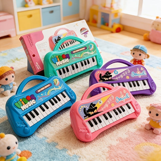 Kids Mini Piano Keyboard 13 Keys, Portable Electronic Music Toy for Toddlers with the Listed Color, Size or Set Options for Everyday Use