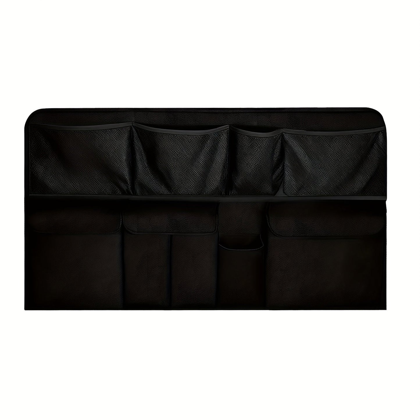 Car Trunk Organizer Bag – High Capacity Oxford Cloth Rear Seat Storage with Adjustable Dividers & Storage Pockets, Universal Fit for Cars