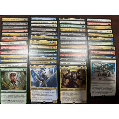 Card Game 50-Card Assorted-Color Lot for Deck Building, Sorting Projects and Casual Tabletop Play