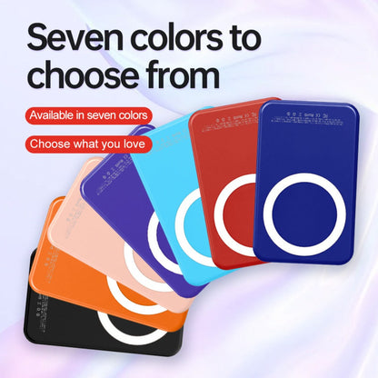 Power Bank Magnetic 5000mAh Mini with Wireless Charging, PD, QC3.0 and Eight Colors for Travel