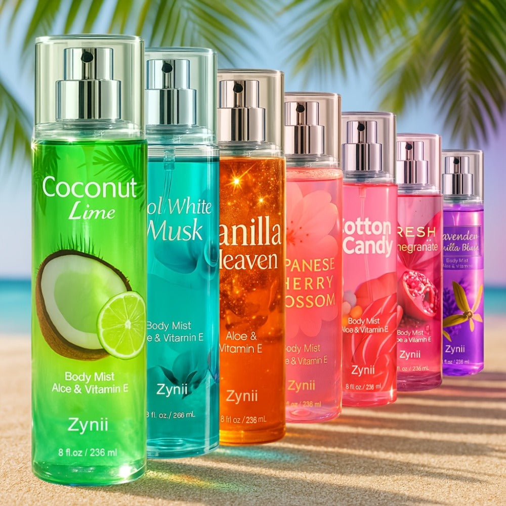 Perfume for Women Long Lasting Floral Fruity Eau de Toilette Spray Non-Greasy Dual-Use Hair & Body Mist 13 Scents 7.98 Fl Oz & 8+3 Fl Oz Set