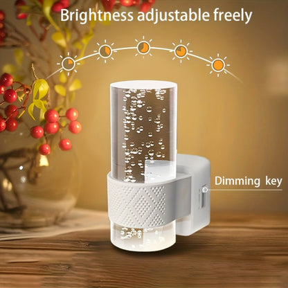 LED Night Light Plug In Wall, Dimmable 3000K Warm White Night Lights with Auto Light Sensor, Adjustable Brightness Modern Plug-In Night