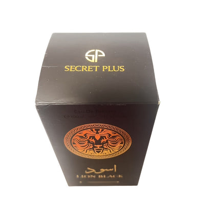 Oriental Perfume for Men Eau de Parfum 3.4oz Lion Black Arabian EDP Spray Long Lasting Bold Masculine Fragrance Oud Inspired Dates Daily