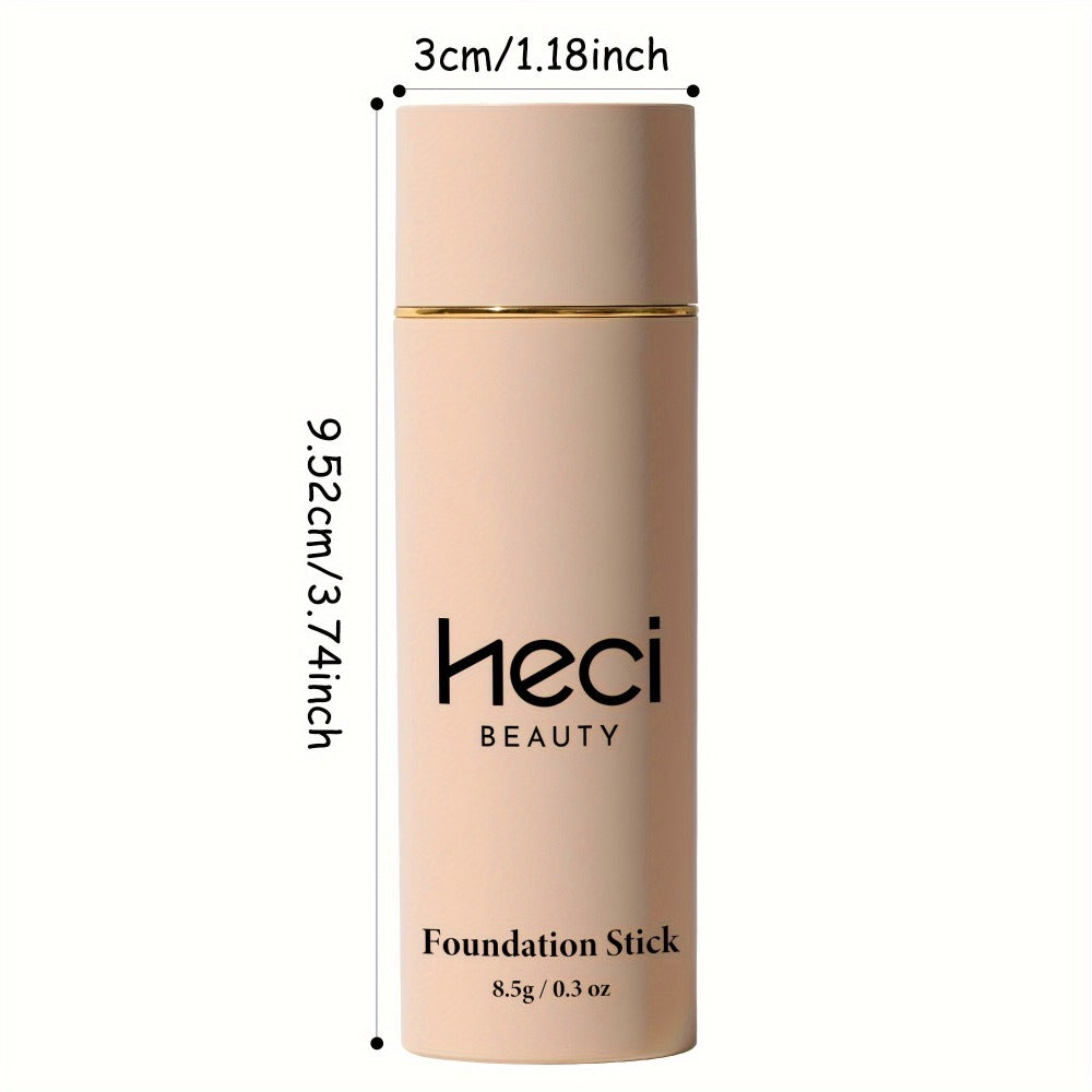 CC Cream Foundation Stick 2-Pack – Full Coverage Concealer, Waterproof Long-Lasting Natural Matte Finish, Lightweight Moisturizing Formula