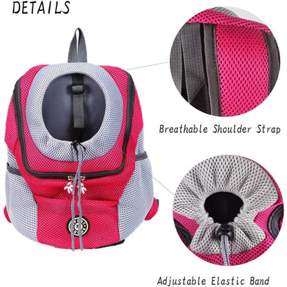 Pet Carrier Backpack Hands-Free – Breathable Cat Backpack Carrier for Cats & Small Dogs Up to 17 lbs, Head-Out Design Dog Backpack Carrier