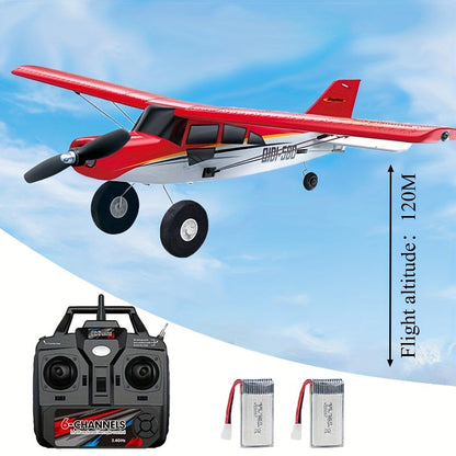 Brushless Fixed Wing RC Plane 6-Channel 6-Axis Gyro 3D Aerobatic Stunts 2 Batteries Included