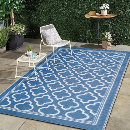 Outdoor Mat | Reversible Foldable Polypropylene RV Camping Patio Picnic
