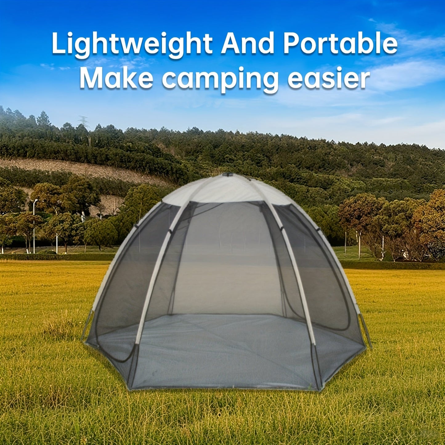 Screen Tent Large Portable Dome Oxford UV Resistant Outdoor Shelter