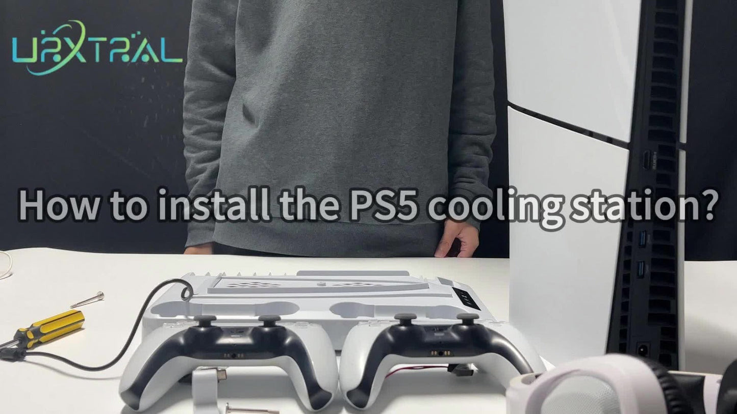 PS5 Cooling Stand with 16 Game Slots & LED Light for an Everyday Personal Care Routine, with the Listed Configuration