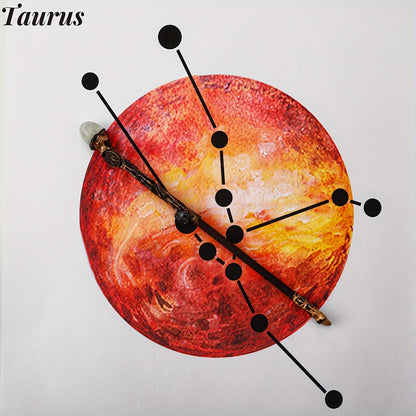 Zodiac Crystal Magic Wand with Gift Box – Handmade Astrology Wand All 12 Signs Aries Taurus Gemini Cancer Leo Virgo Libra Scorpio