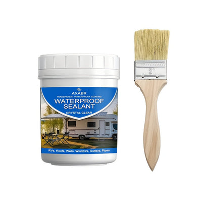 Fast-Drying Clear Waterproof Sealant 5.07oz – Quick-Dry Transparent Leak Repair Glue for RV, Boat, Roof, Pipe, Wall & Tile