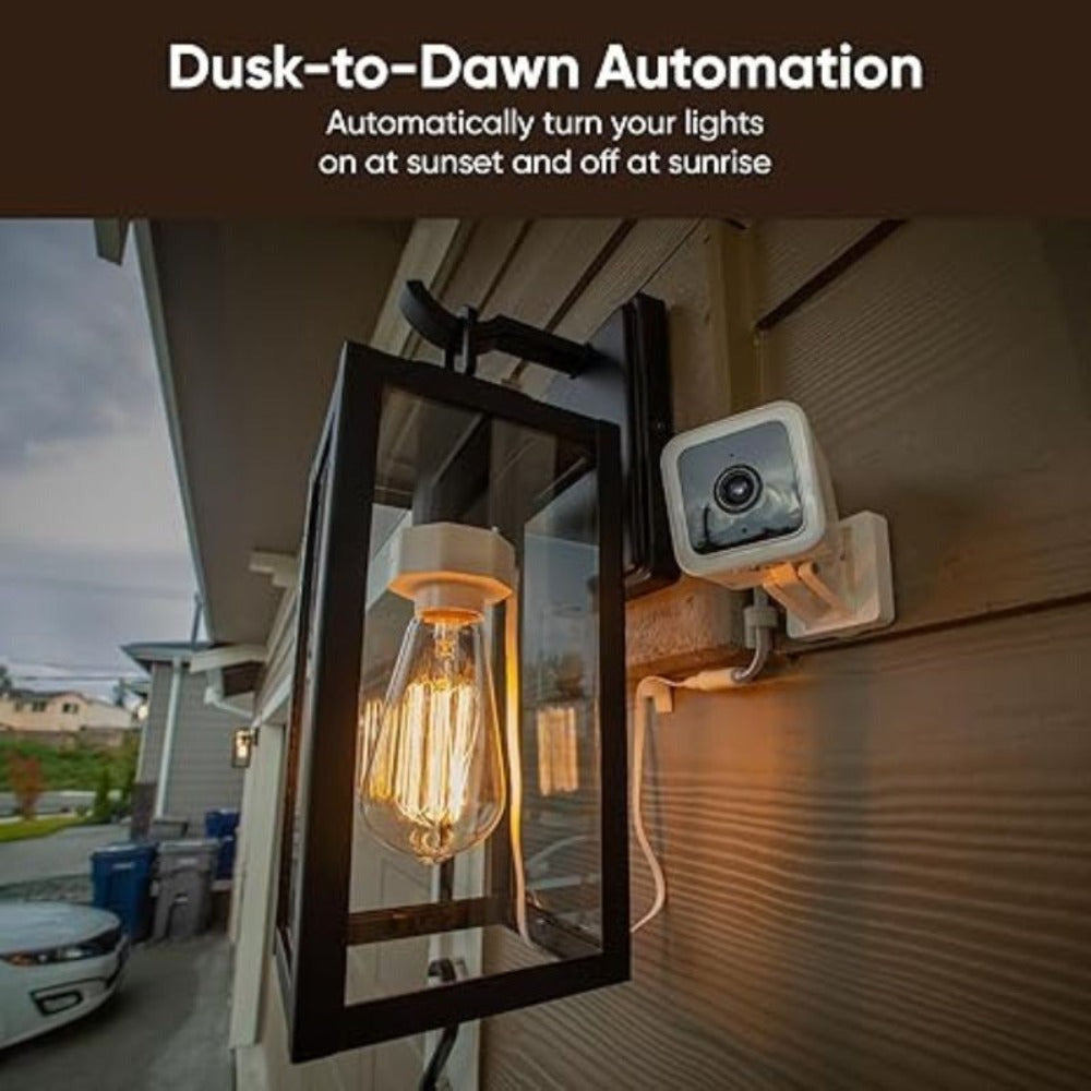 Wyze Lamp Socket Power Adapter for Wyze Cam v3 & v4, Powers Camera via Exterior Light Fixture, Motion-Activated Security Light