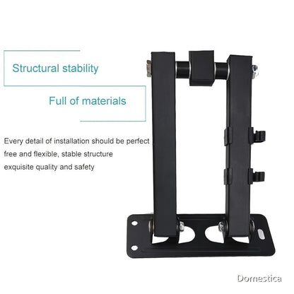 Single-Arm TV Wall Mount for 22-55 Inch Screens with Swivel, Tilt and Square Screen Plate Design