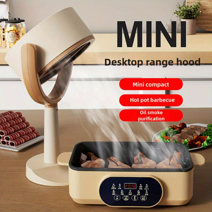 Oil Smoke Extractor Fan Portable Mini USB Rechargeable for Grilling, Camping and Outdoor Meals