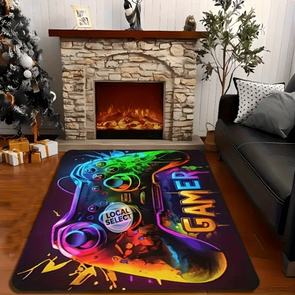 Gaming Mouse Pad Large Extended Cyberpunk Controller Design Desk Mat for PC Console Streaming for an Everyday Personal Care Routine
