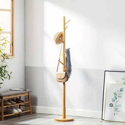 Coat Rack Freestanding Floor Standing - Vertical Clothes Hanger Stand for Bedroom Entryway Living Room Hallway