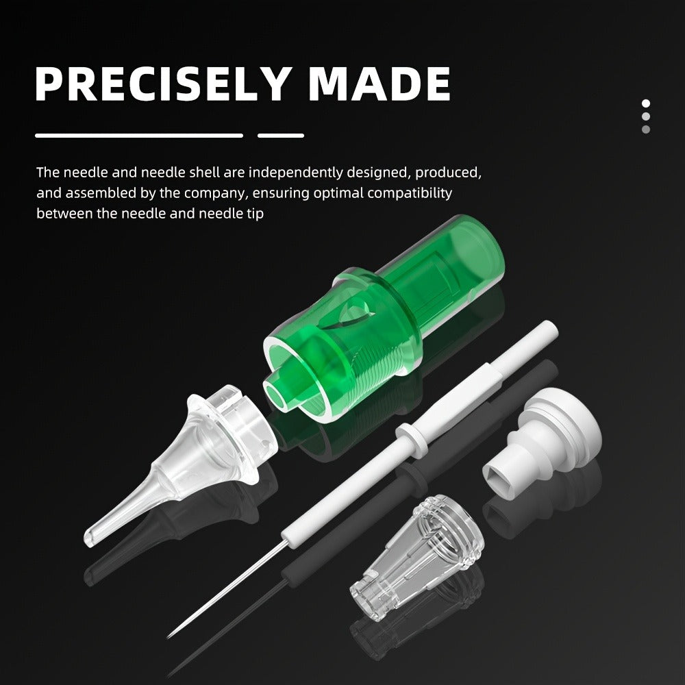 Tattoo Cartridge Needles with MAGICCREATOR Label, 20-Piece Box with 25 RL RS CM M1 Options