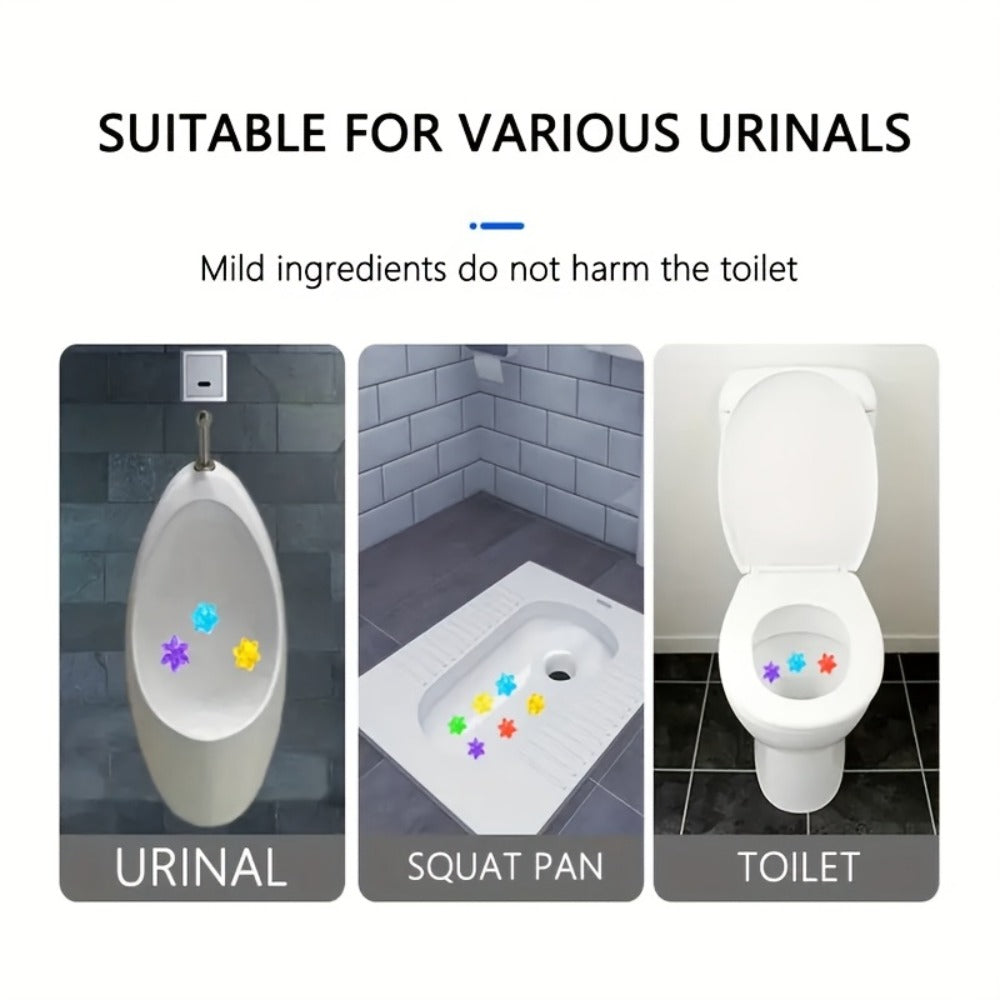 Toilet Cleaning Gel Stamp with Dispenser, Toilet Bowl Freshener & Cleaner Gel Stamps Scale & Toilet Ring