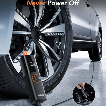Tire Inflator Air Compressor 150PSI 12V DC Corded with LCD Display, Auto Shut-Off, 4 Preset Modes