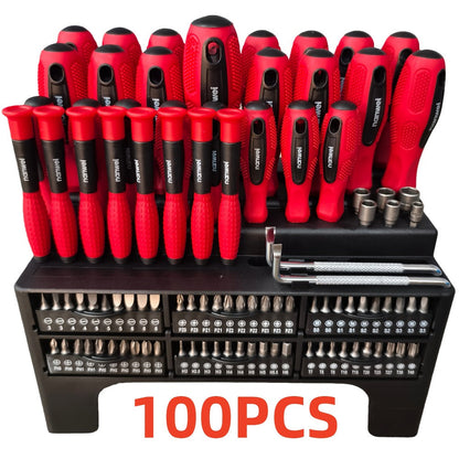 Precision Screwdriver Set Magnetic Insulated – 10/100/126/132 Piece Hex Bit Kit for Electronics Phone Auto Repair DIY with Organized Storage