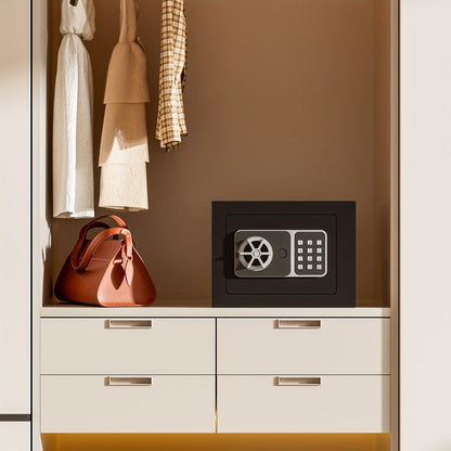 Fingerprint Safe Box with Password and Key Lock 0.3 0.8 1.13 1.71 Cu Ft Home Security Safe for Entryways, Bedrooms and Living Spaces