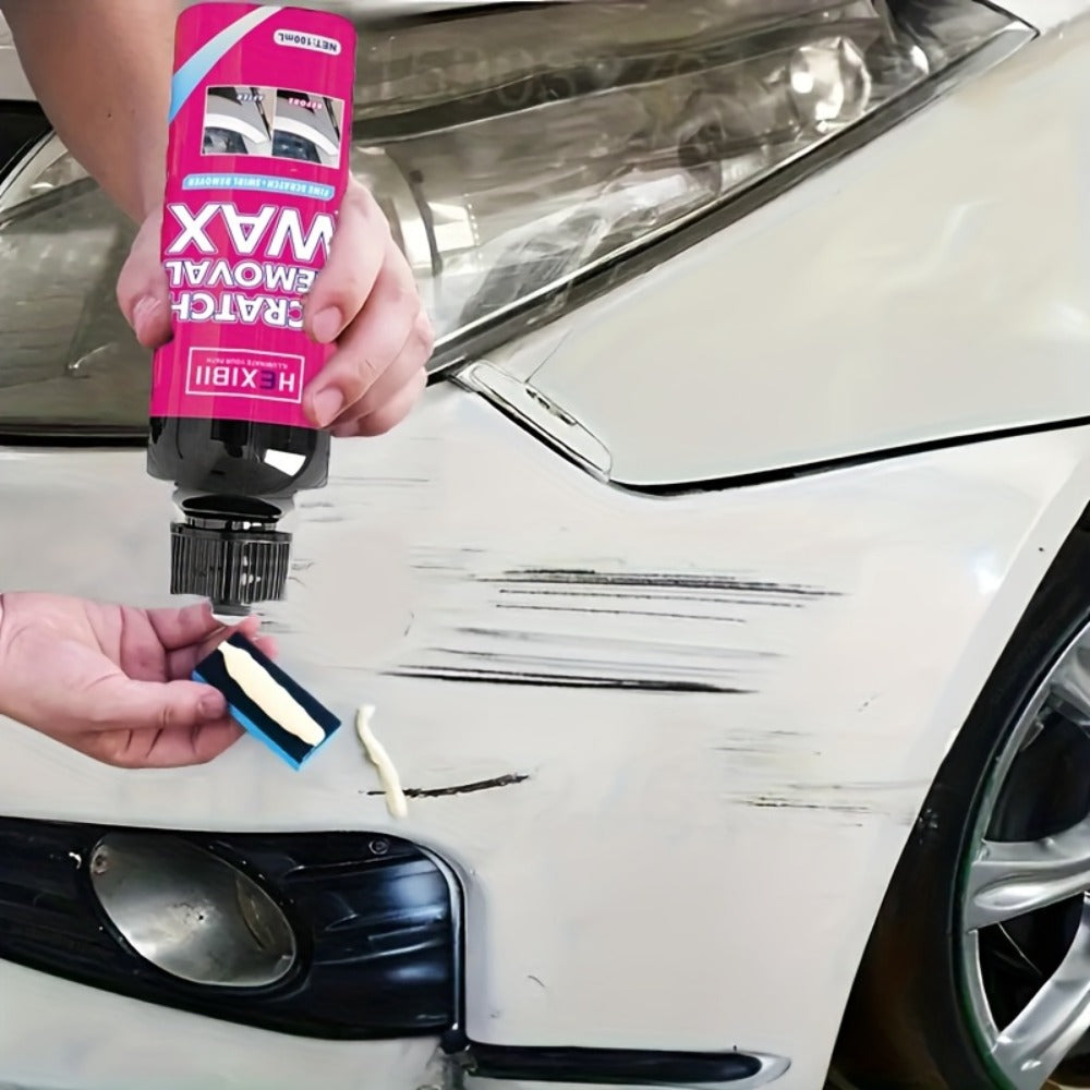 Car Scratch Remover Wax 2-Pack – Liquid Formula for Fine Surface Scratch Repair on Cars, RV, Trucks & Motorcycles