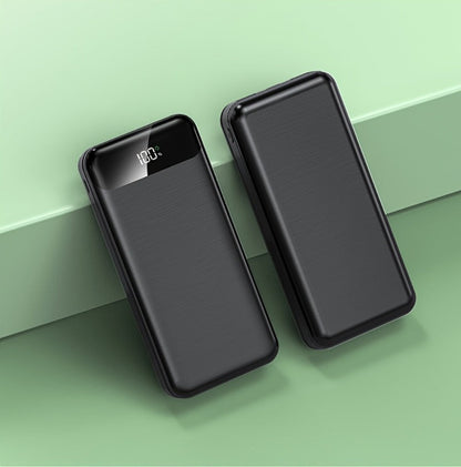 20000mAh Portable Power Bank 2-Pack with LED Display, Fast Charging Type-C & USB for an Everyday Personal Care Routine