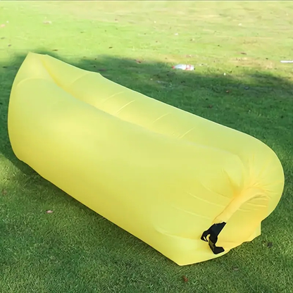 Inflatable Air Sofa Outdoor Camping Lounger 440LB Heavy Duty Quick Inflate Portable Lazy Bag Sofa Bed with Carry Bag Lightweight Compact