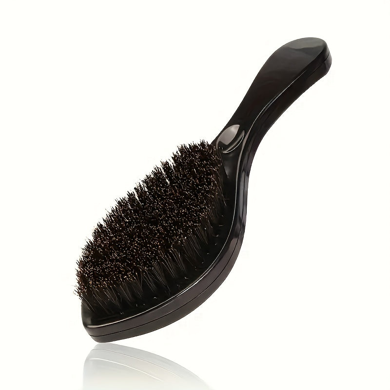 360 Wave Brush for Men with Heavy-Duty Nylon Bristles & Non-Slip ABS Handle – Professional Wave Training, Curl Defining & Updo Styling Tool