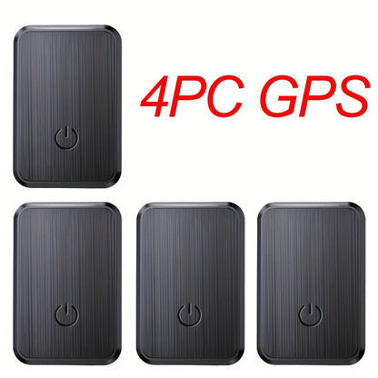 Black Rectangular GF08-Labeled Tracker Device Sets in 2, 3, 4, 5 or 6-Piece Checkout Options