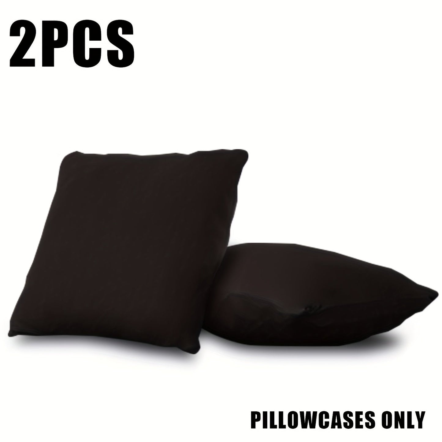 Sofa Cover Solid-Color Fitted Slipcover Options for 1, 2, 3 or 4-Seater Sofas and Separate Pillowcase