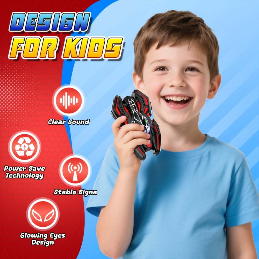 Spider Walkie Talkies for Kids, Long Range Outdoor Toy for Boys & Girls Ages 3-8, Camping Hiking Adventure Gift