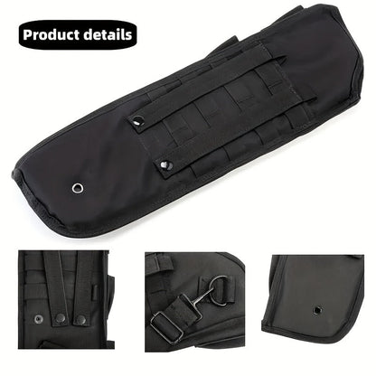 Tactical Shotgun Holster with MOLLE System – 19" 600D Oxford Cloth, Adjustable Strap & Shell Loops, Lightweight Hunting & Shooting Scabbard