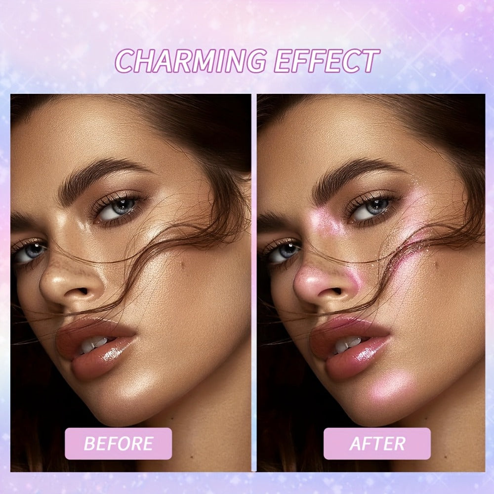 Body Glitter Spray Shimmer Long Lasting Lightweight Non Greasy Luminous Radiant Glow for Body Face Hair Women Festival Party Everyday Wear 4