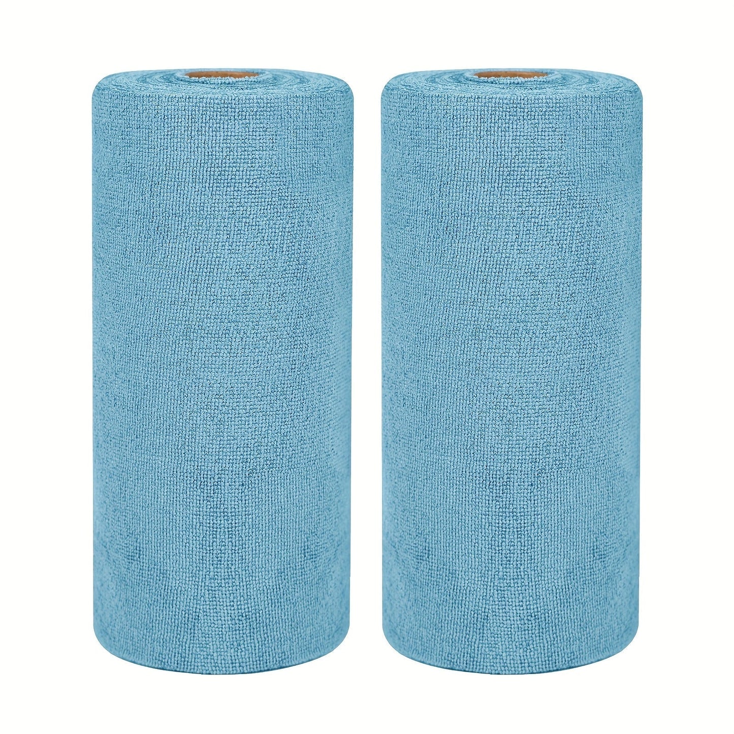 Microfiber Cleaning Cloths 100 Pack Reusable Washable Tear-Away Towel Roll 12x12 – Absorbent Rags & Dishcloths for Kitchen, Bathroom