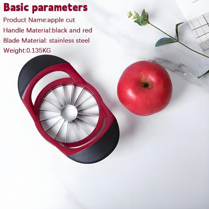 Apple Cutter Slicer 12-Blade Large Ultra-Sharp Stainless Steel, One-Press Core Remover Divides into 12 Pieces