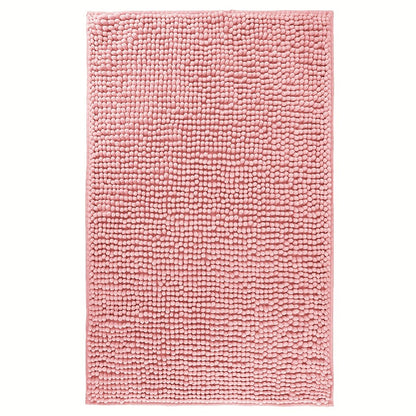 Chenille Bath Rug Extra Thick Bathroom Mat, Multiple Sizes & Colors for Entryways, Bedrooms and Living Spaces
