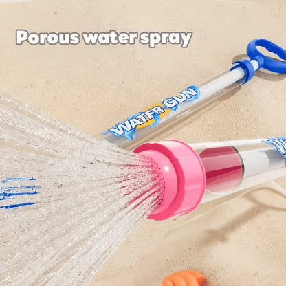 Firework-Shape Manual Water Blaster Set with Three or Six Pull-Push Wands in Blue, Purple and Pink