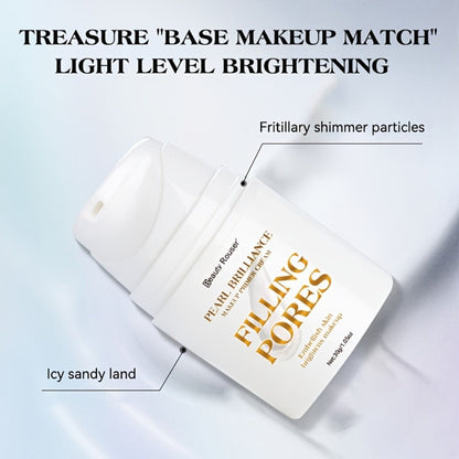 Pore Filling Makeup Primer Cream 30g, Oil Control Vitamin E Non-Greasy Formula for Flawless Smooth Skin Finish All Skin Types