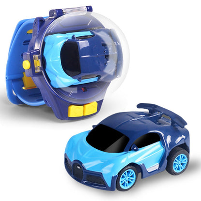 Remote Control Car, Mini Alloy Racer with Wearable Wrist Controller, USB Charging and Two Color Options