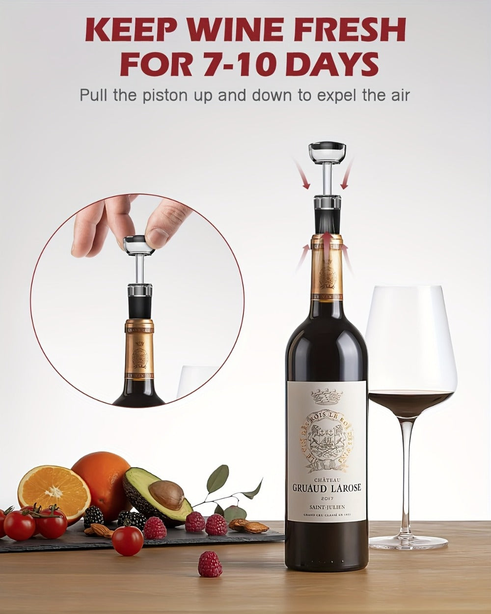 Electric Wine Opener Set, Rechargeable Corkscrew with Wine Aerator Dispenser, Vacuum Stopper & Foil Cutter for Any Occasion Gift