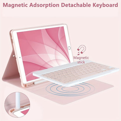 iPad Detachable Magnetic Keyboard with Touchpad, Compatible with iPad Air 11 M2 2024, iPad Pro 11"