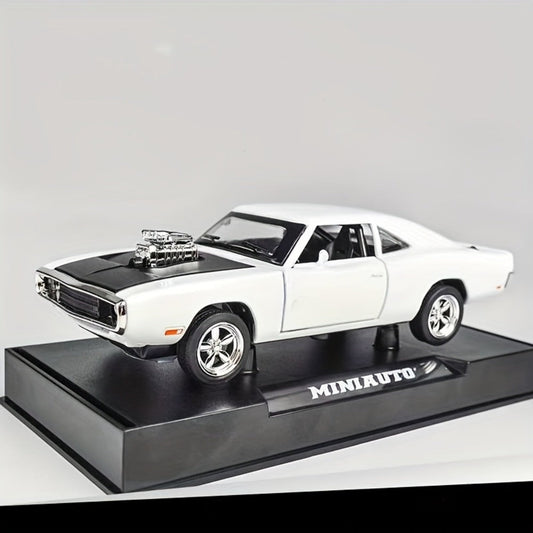 Dodge Challenger Diecast Model Car Zinc Alloy Collectible Static Replica, Highly Detailed Home & Office Decor