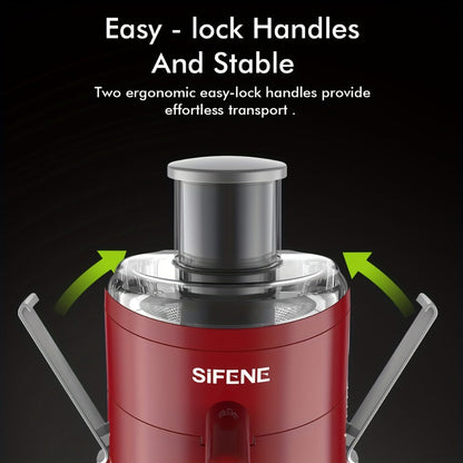 Centrifugal Juicer Wide Feed Chute - 2-Speed Juice Extractor for Fruits & Vegetables, Fast Juicing Machine