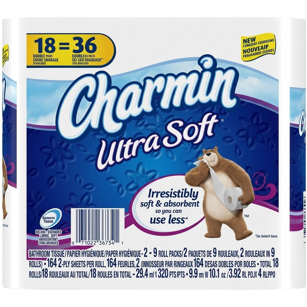 Charmin Ultra Toilet Paper Mega Roll - 2-Ply 200 Sheets per Roll, & Strong Bath Tissue, Available in Mega