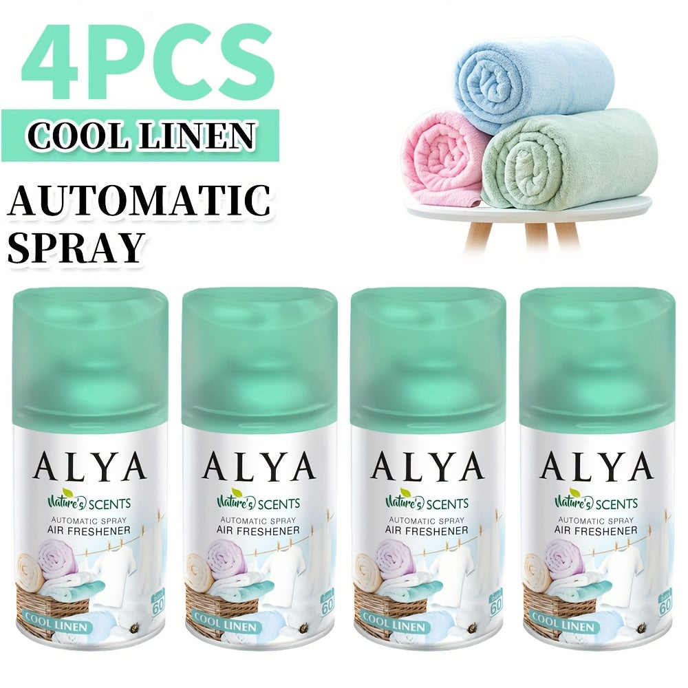 Spray Air Freshener Refill 8.45oz 1pc or 4pcs - 6 Scents Lavender Vanilla Cool Linen Ocean Mixed Berries Magnolia