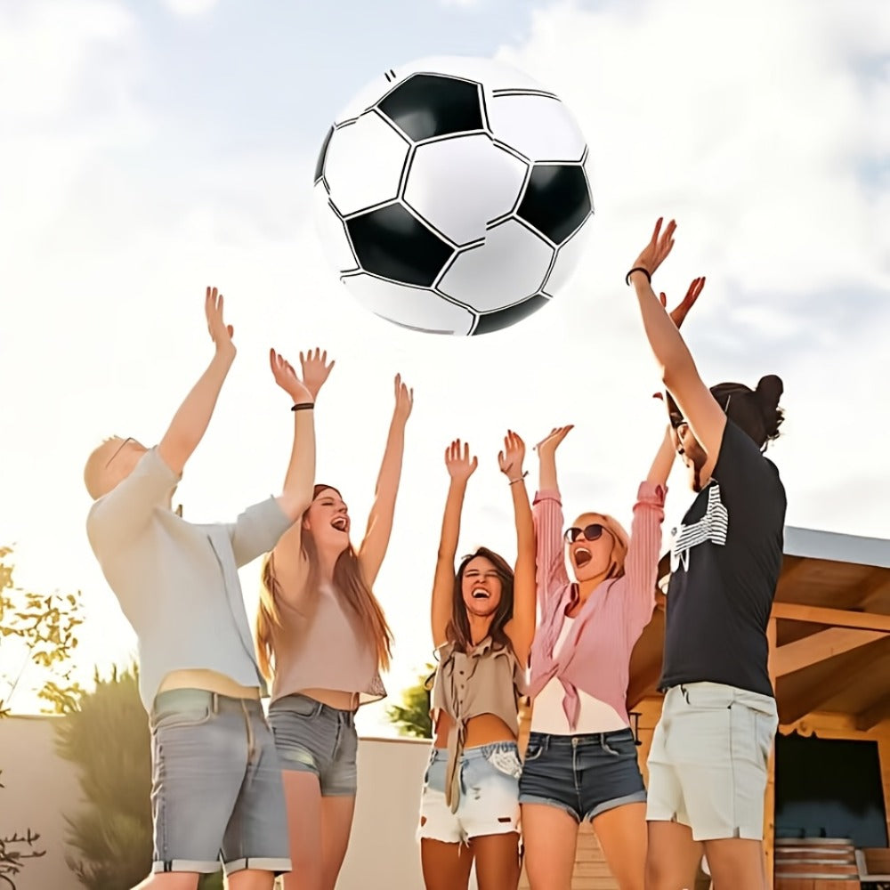 Bulk Inflatable Soccer Balls 16 Inch Colorful Outdoor Footballs Set with the Listed Color, Size or Set Options for Everyday Use